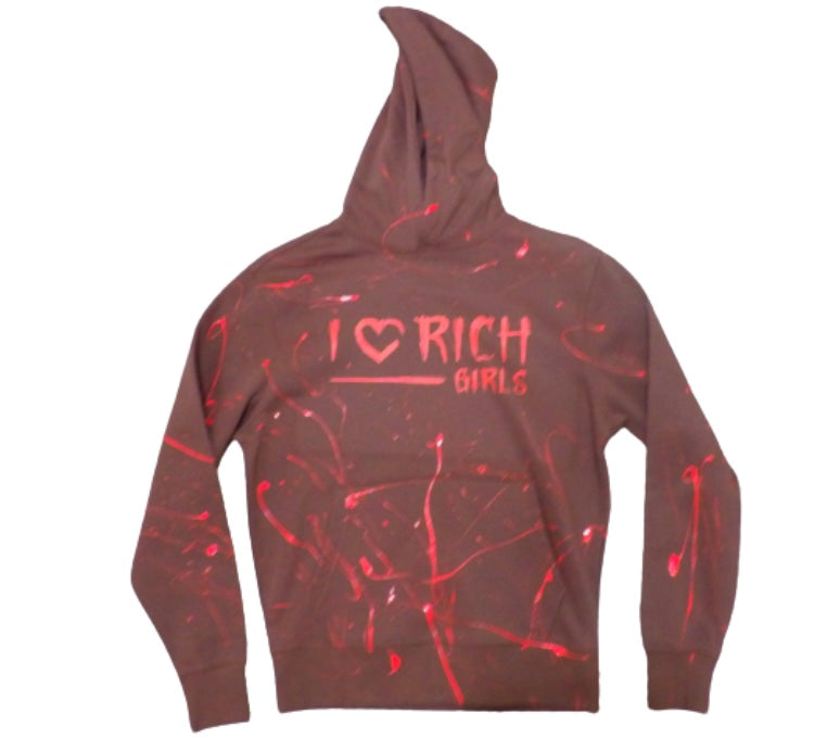 Brown richgirls hoodie