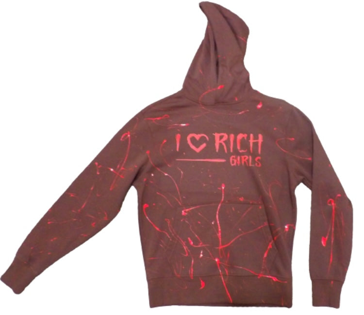 Brown richgirls hoodie