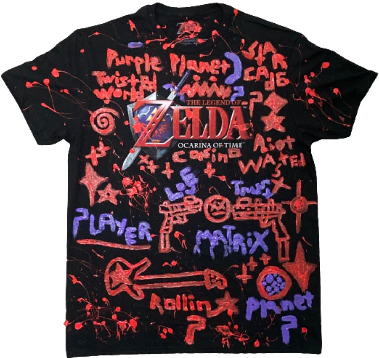 1/1 black/red custom shirt