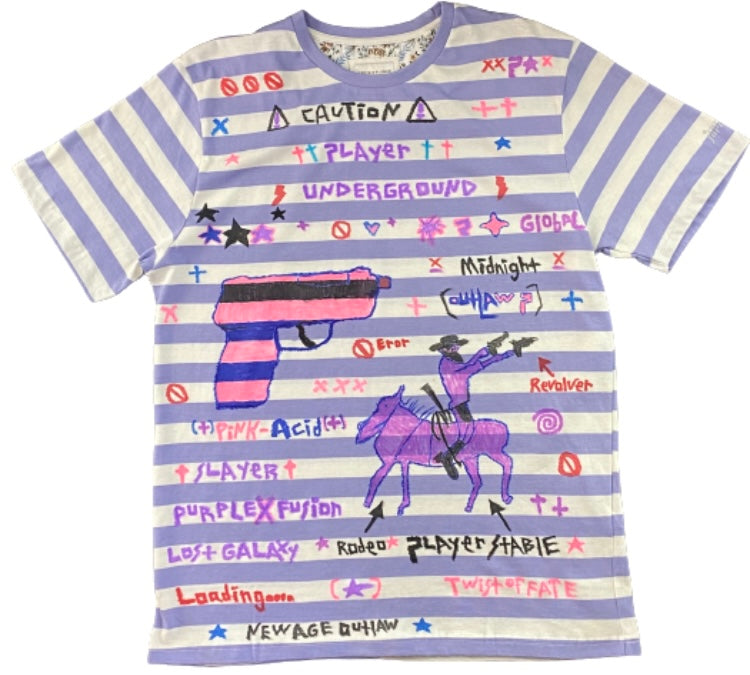 1/1 custom stripe shirt