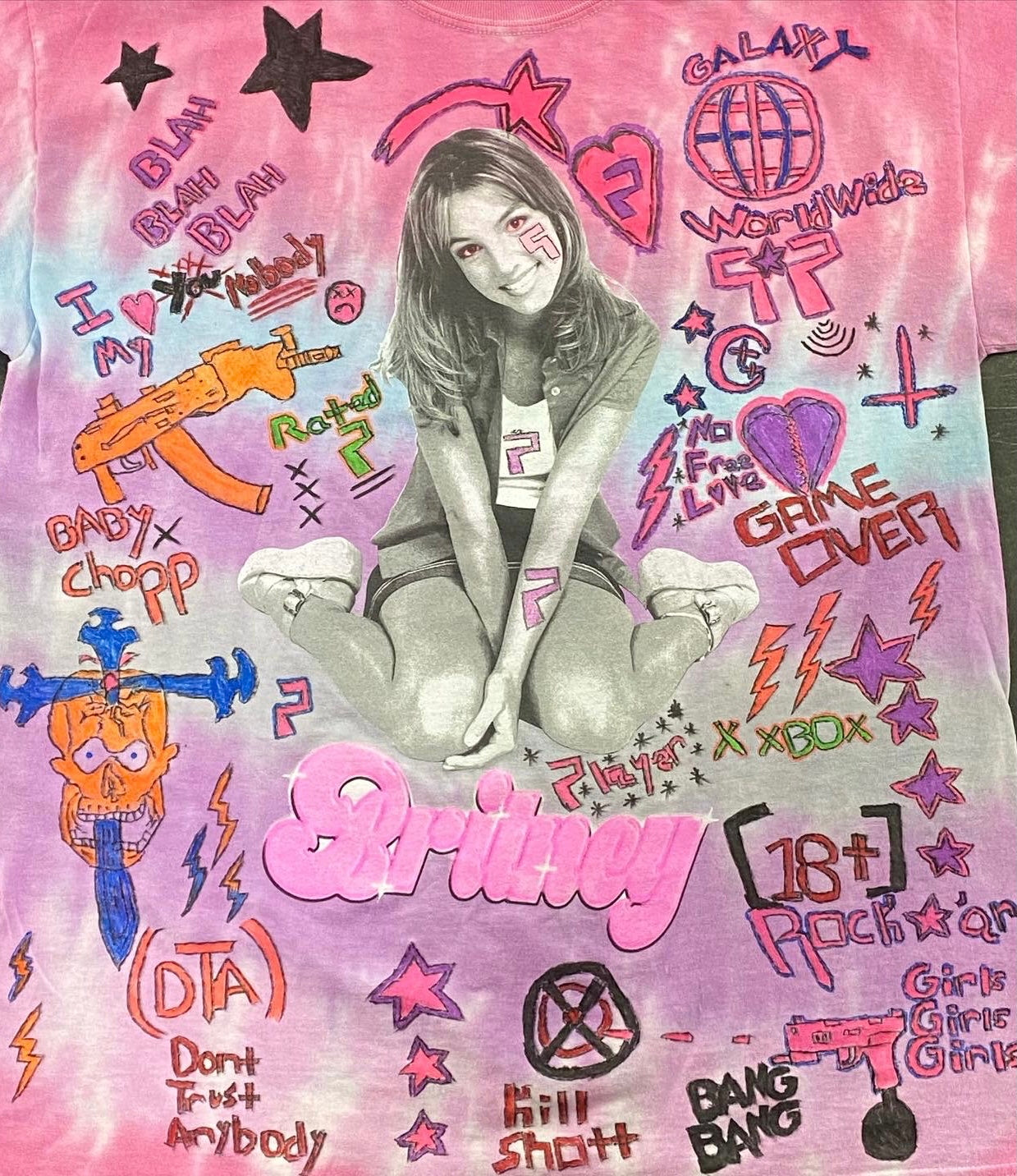 1/1 custom pink shirt