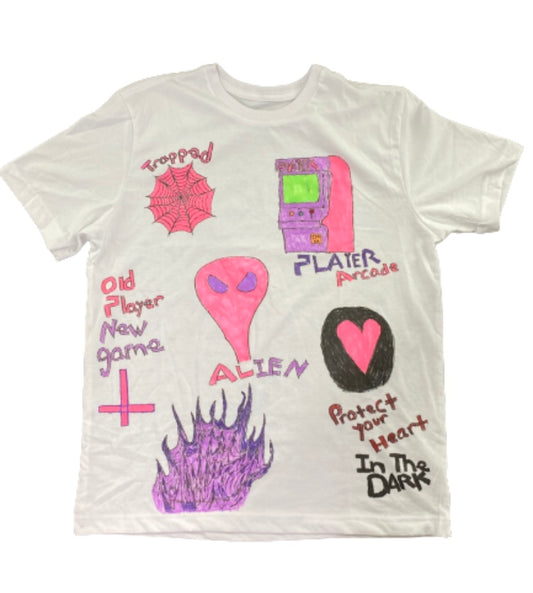 Custom 1/1 white shirt